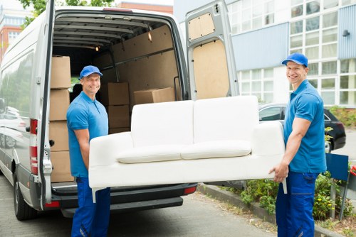 Secure Surrey storage facility used for household and business belongings