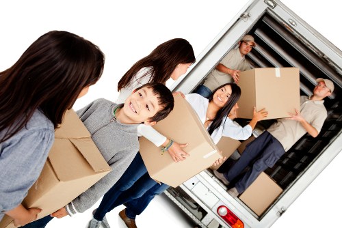 Professional removals team planning a Surrey home move