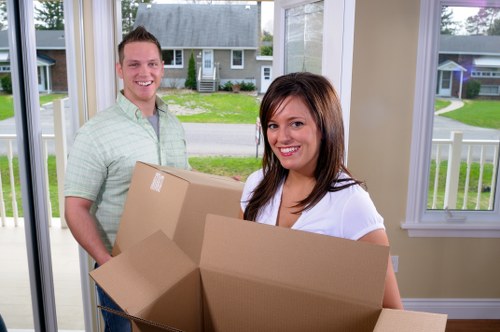 Man and van service helping with a home move in Surrey