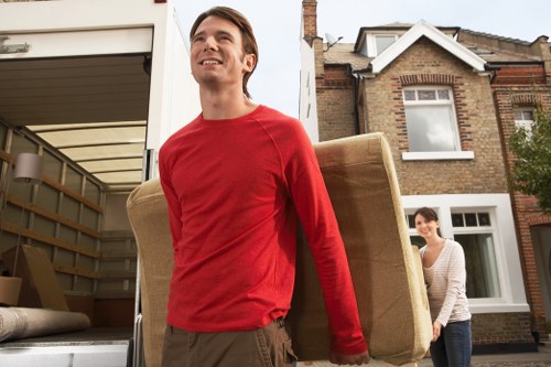 Business and office moving help with a Surrey van service