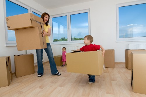 Sorted reusable household items for charity donation