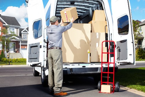 Collection of a mobile storage unit in Surrey
