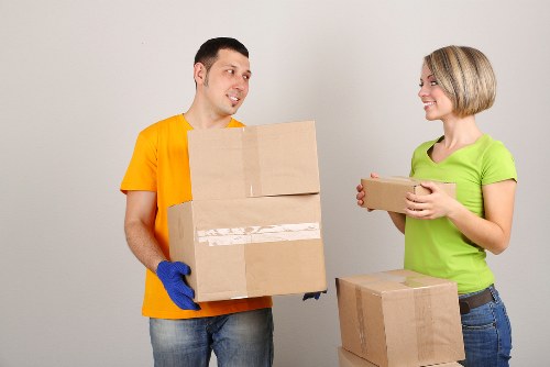 Business inventory stored safely in a Surrey long-term storage unit